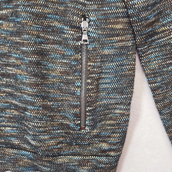 John Varvatos Collection Men's Sylvan Baseball Jacket Space Dyed Blue Topaz M - Picture 8 of 16